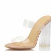 Accessories LANGsura | Transparent Double Strap Heels