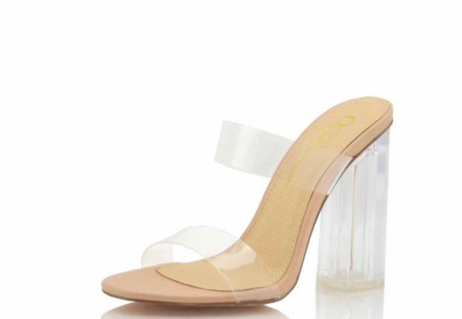 Accessories LANGsura | Transparent Double Strap Heels