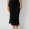 Clothing LANGsura | Nova Satin Midi Skirt